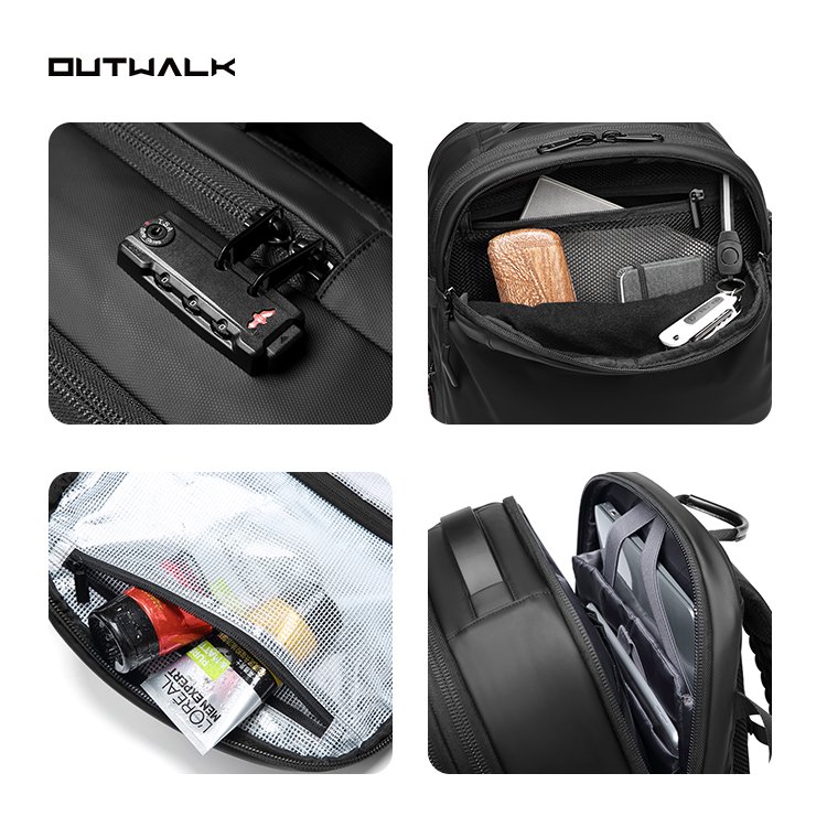 factory wholesale hot selling waterproof backpack large capacity travel backpack Laptop backpack business with USB charging