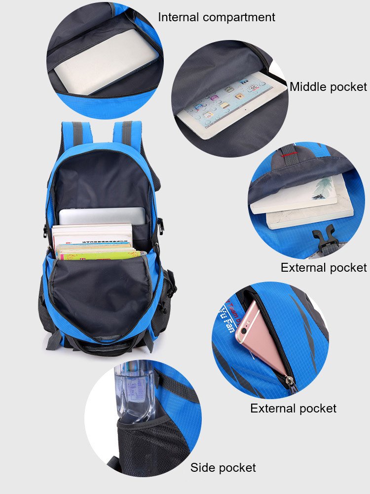 Top Seller Customized Sports Bags Outdoor Adventure Backpack Large Capacity Waterproof Laptop Backpack for Men