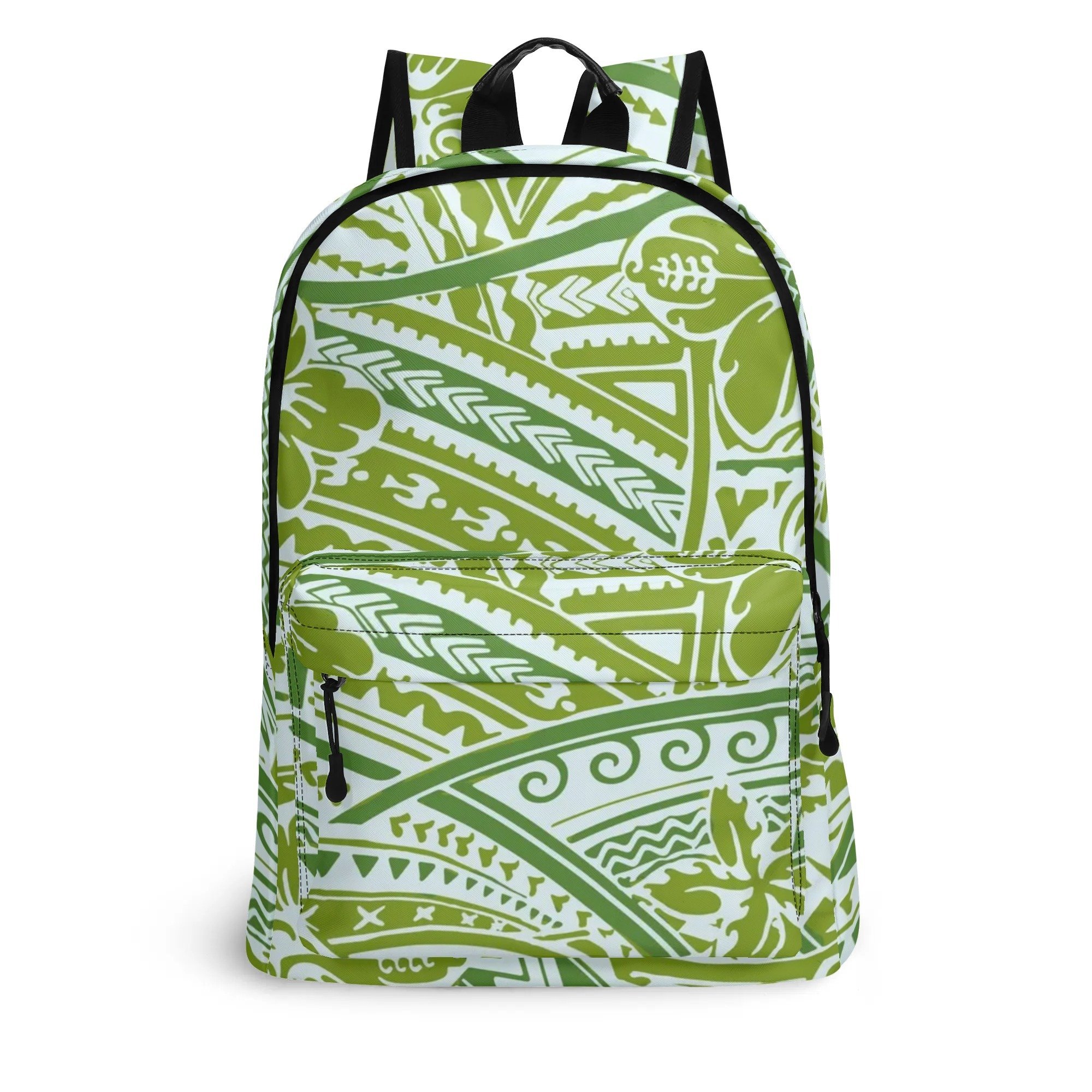 Manufacturer Wholesale Custom Pu Leather Backpack Polynesian Tribal Waterproof Laptop Backpack Portable Schoolbag For Students