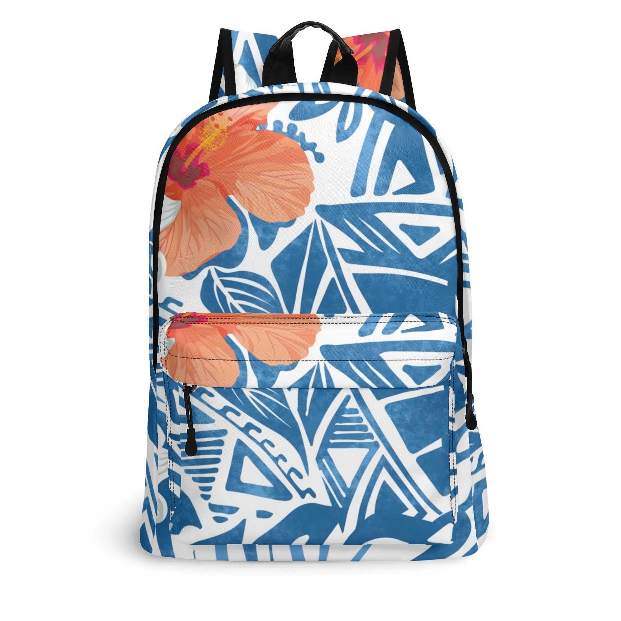 Manufacturer Wholesale Custom Pu Leather Backpack Polynesian Tribal Waterproof Laptop Backpack Portable Schoolbag For Students