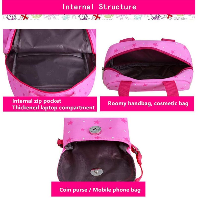 wholesale Custom Logo school backpacks china Backpack Set Large Bookbag 3Pcs Set School bags for Teen Girls
