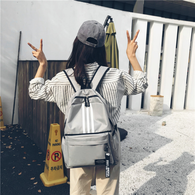 Outdoor College Teenager Canvas Bag Pack Durable Canvas School Bags Backpacks For Student Women Backpack School