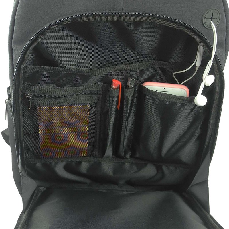 suppliers black oxford business laptop travel anti theft backpack multifunction waterproof bag with usb charging port for unisex