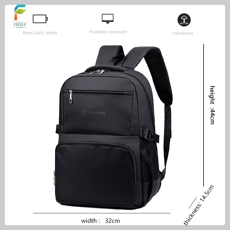 unisex men and women's student casual school bag large capacity shockproof hiking outdoor laptop backpack waterproof
