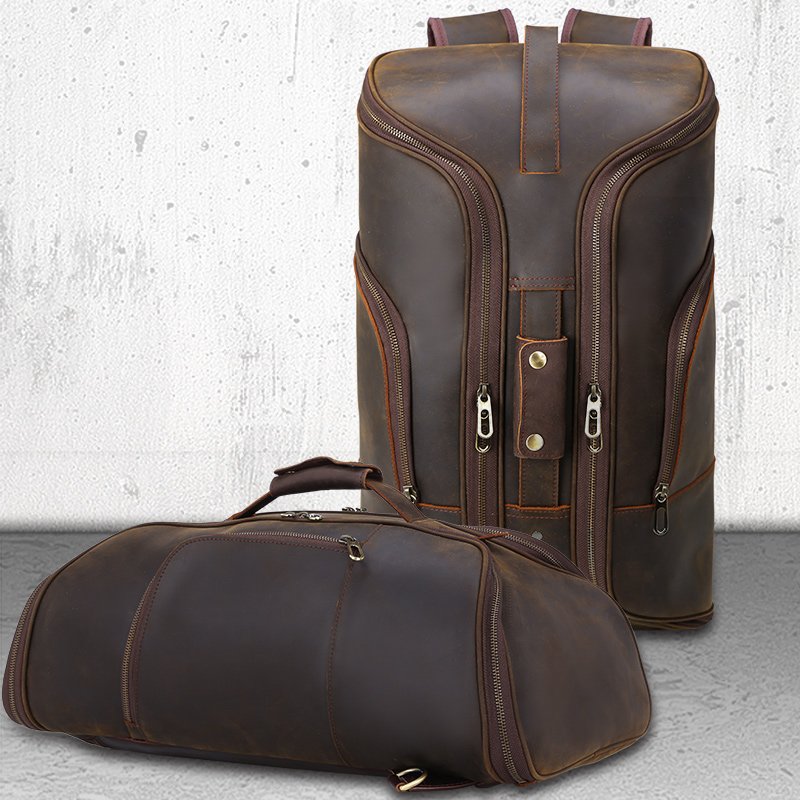 Custom Logo Vintage Laptop Backpack Travel Business Large Capacity Stylish Back bag for Men