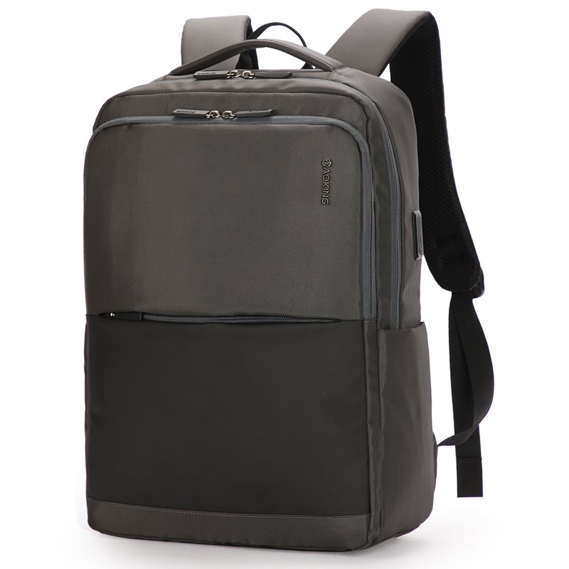 Aoking factory price custom LOGO Waterproof Business Laptop backpack for 17 inches man Travel Outdoor computer Bag with USB port