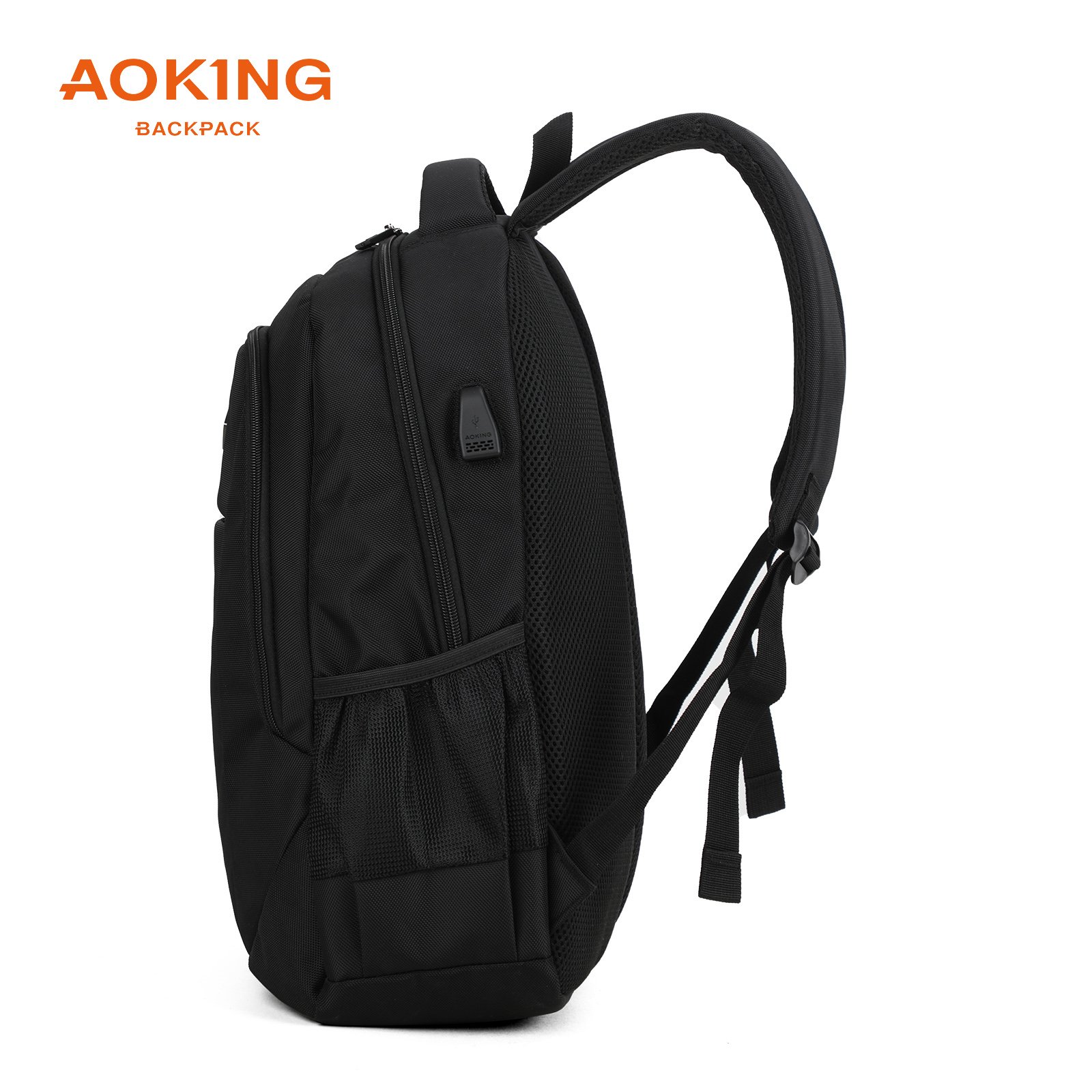 AOKING custom logo durable men business office sac a dos casual mochilas school backpack rucksack travel laptop bags backpack