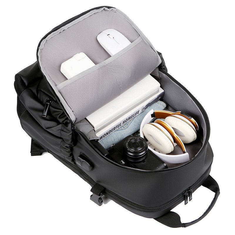 Waterproof Oxford Cloth Multifunctional Backpack USB Business Laptop Backpack Student Travel Men'S Computer Bag Manufacturer