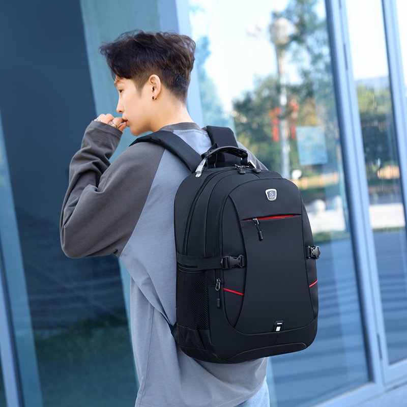 2023 cost-effective USB charging port backpack steel wire handle bagpack knapsack rucksack