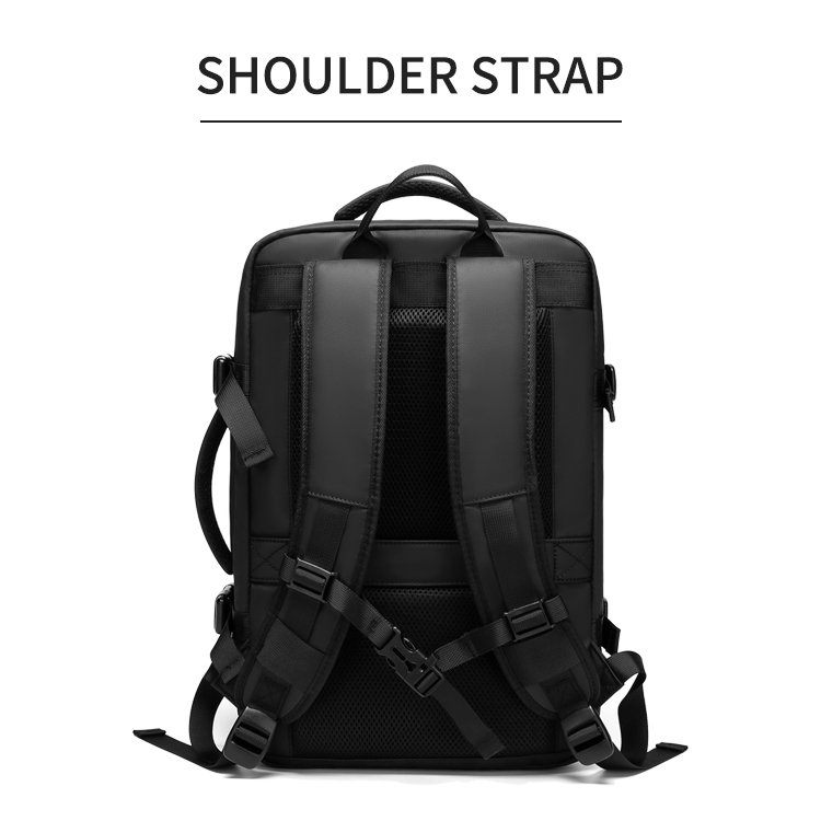 Expandable Mochila Escolares Travel Laptop Bags With USB Charging Port Waterproof Big Capacity Outdoor Travel Backpack Bag