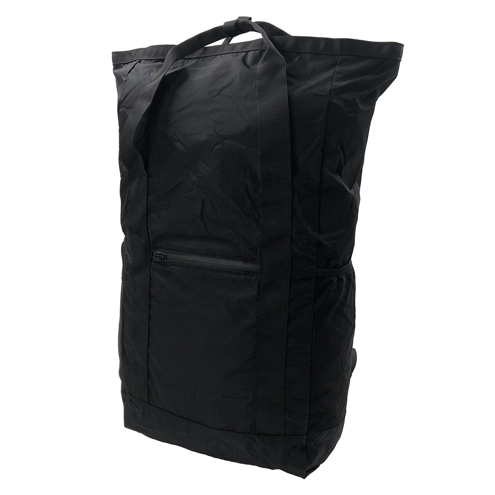 Roll Top Folding Laptop Backpack Bike Bag Nylon Laptop Large Capacity Daily School Travel Backpack