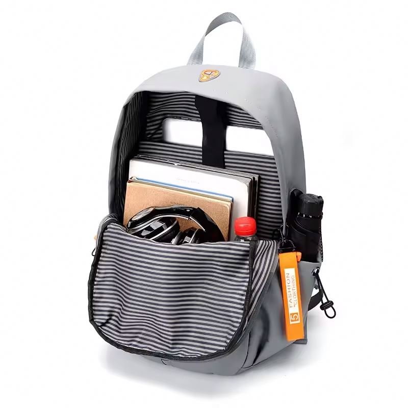 10Pcs Custom Logo Waterproof Computer Bag Laptop Backpack Business Travel Hiking Backpack with USB Laptop backpacks