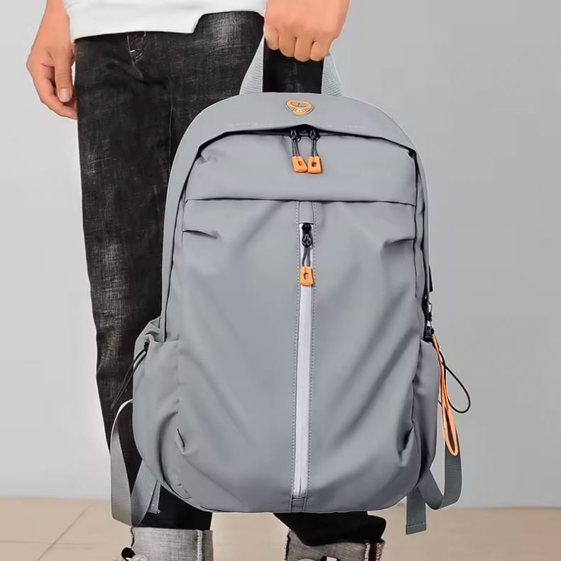 10Pcs Custom Logo Waterproof Computer Bag Laptop Backpack Business Travel Hiking Backpack with USB Laptop backpacks