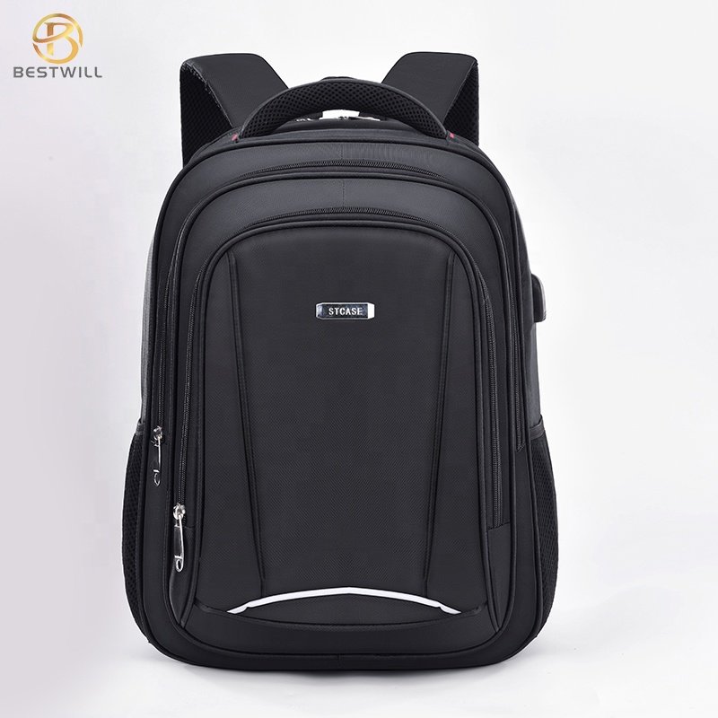 STCASE Factory USB Waterproof Laptop Backpack Bag Wholesale Men Laptop Bag Travel Custom School computer Laptop Backpacks