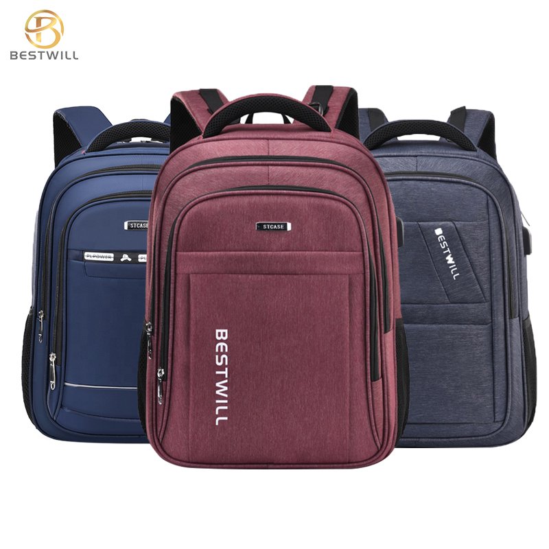 STCASE Factory USB Waterproof Laptop Backpack Bag Wholesale Men Laptop Bag Travel Custom School computer Laptop Backpacks