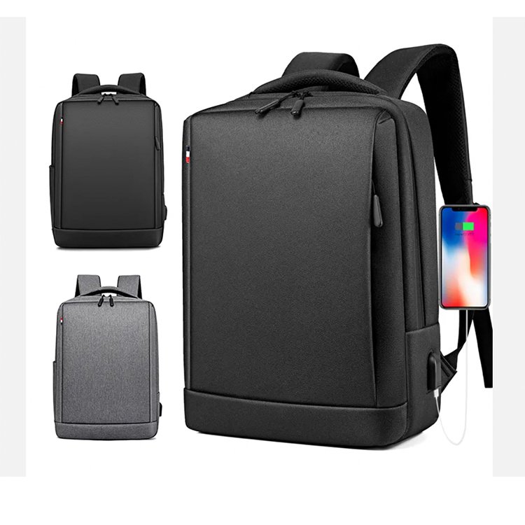 Waterproof nylon Oxford cloth 15.6 Inch Computer Men Business College Bag Slim Travel Laptop Backpacks With Usb