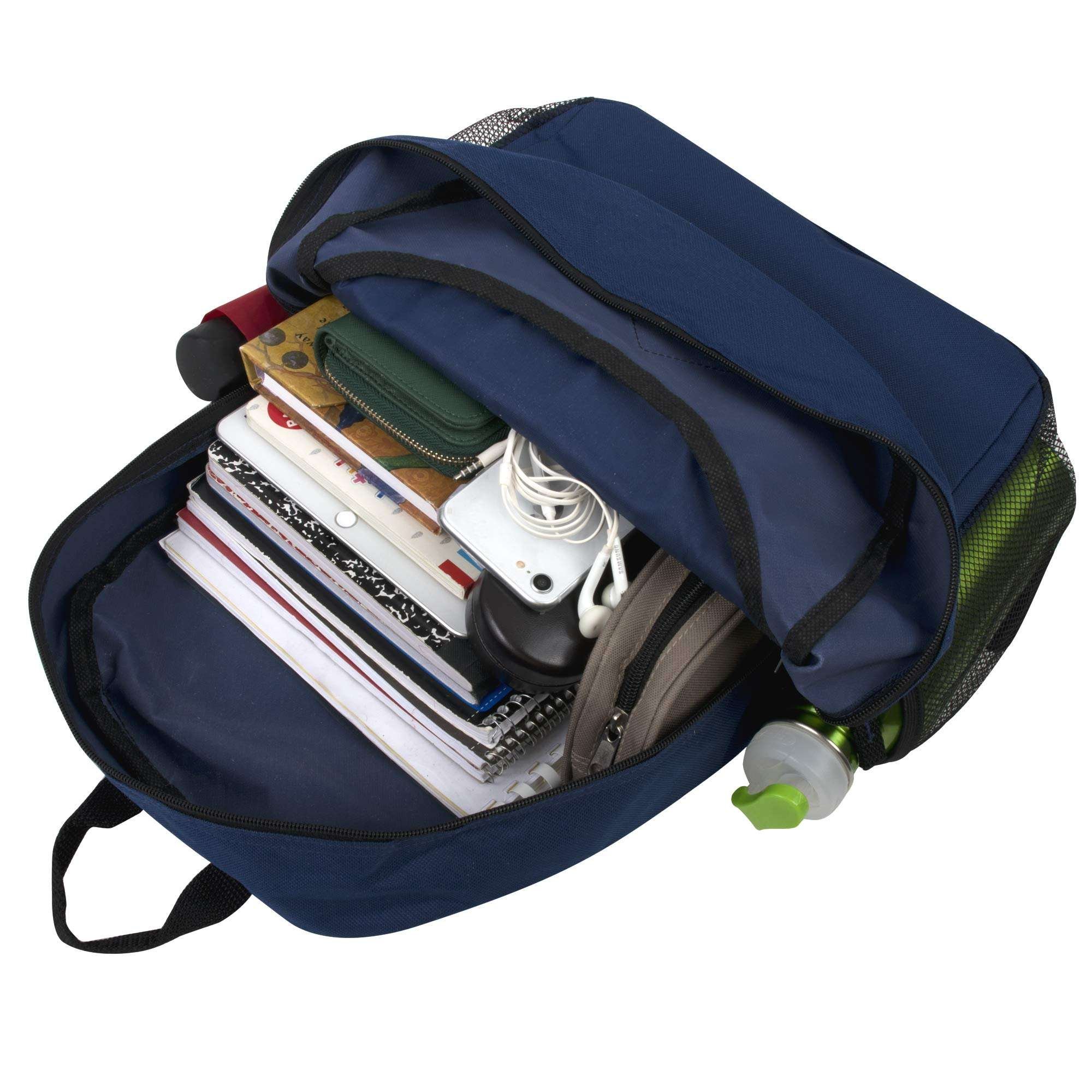 With Reflector Strip School Backpack Bag Waterproof Polyester Unisex Oxford Rolltop Backpack Letter Classic Basic Solid Color