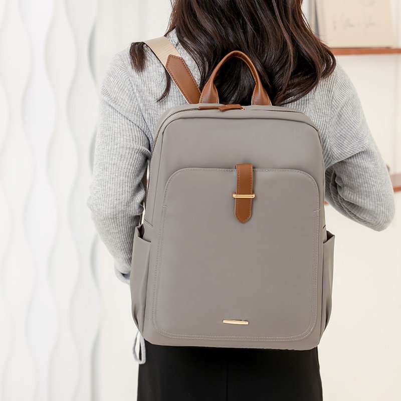 Simple Design Lady Daybag Work Travel Bag Purse 15.6 inch Computer Laptop Backpacks For Women