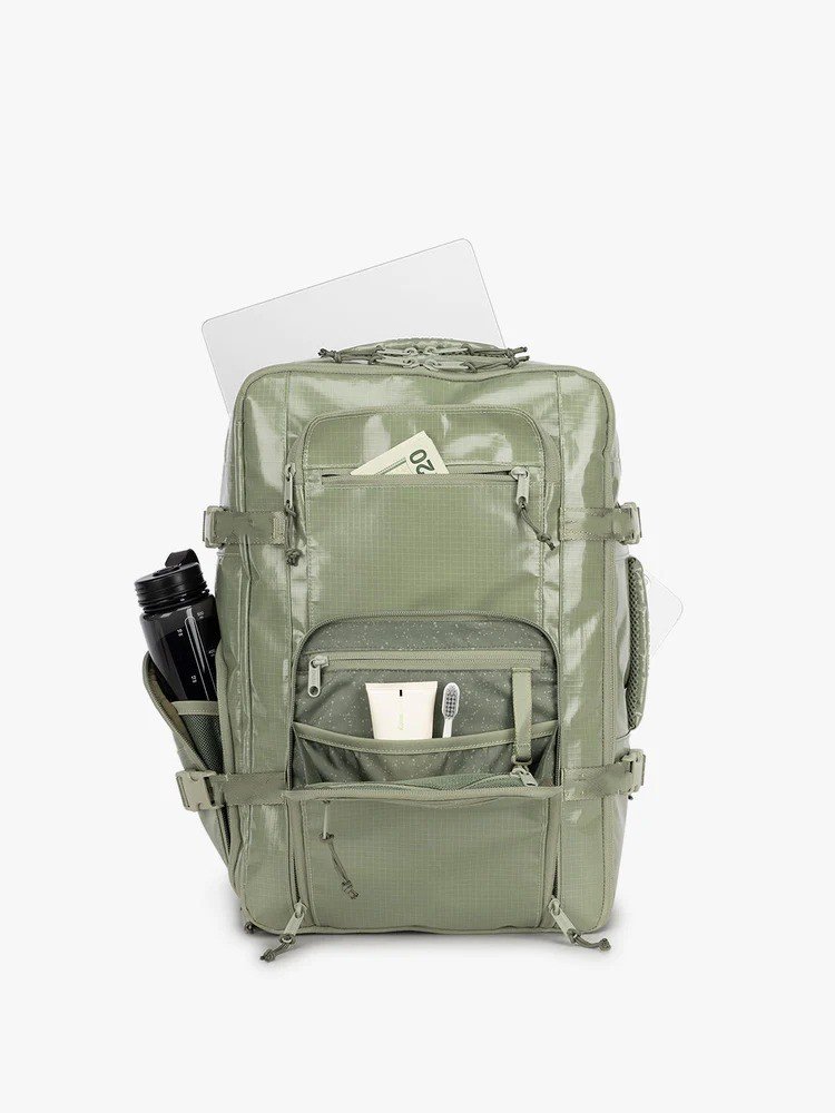 26L Large Capacity Laptop Backpack Duffel Durable College School Bag with Luggage trolley sleeve
