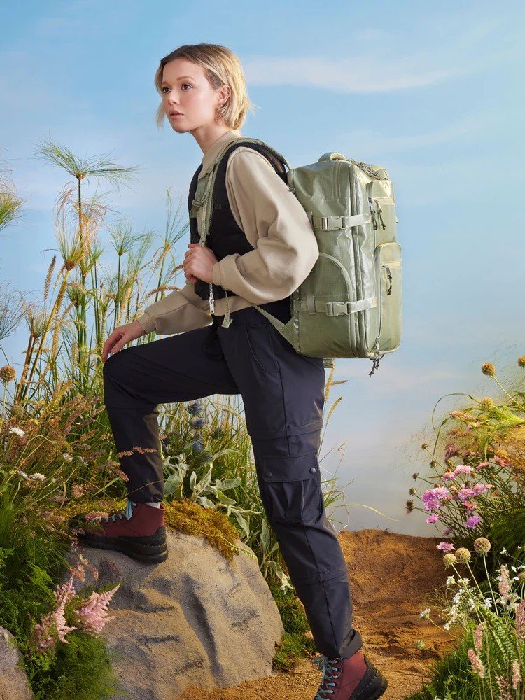 26L Large Capacity Laptop Backpack Duffel Durable College School Bag with Luggage trolley sleeve
