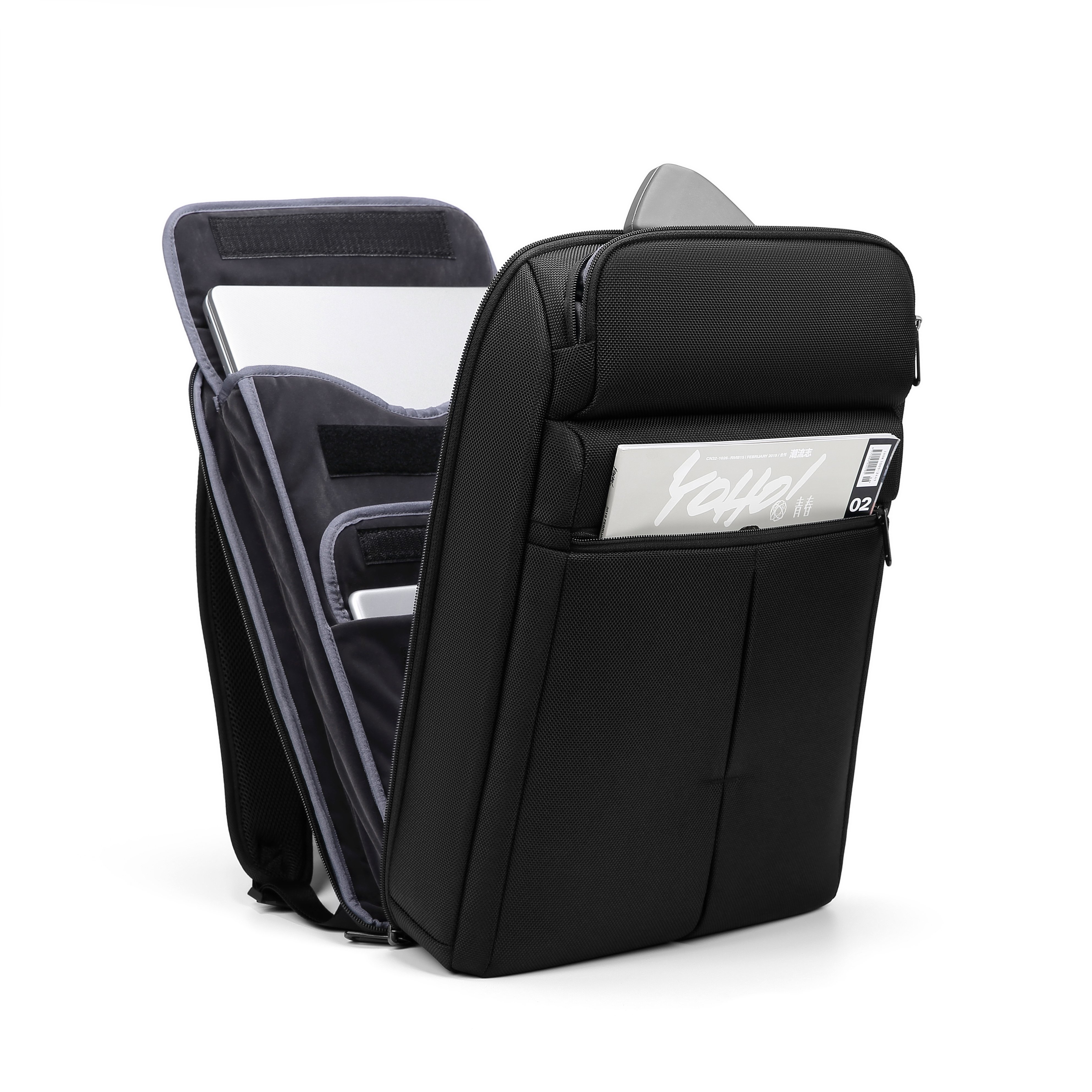 luxury Backpack for Men Business Slim Backpack with USB Anti-theft Travel Backpacks 15.6 inch Laptop Bag for Work Office