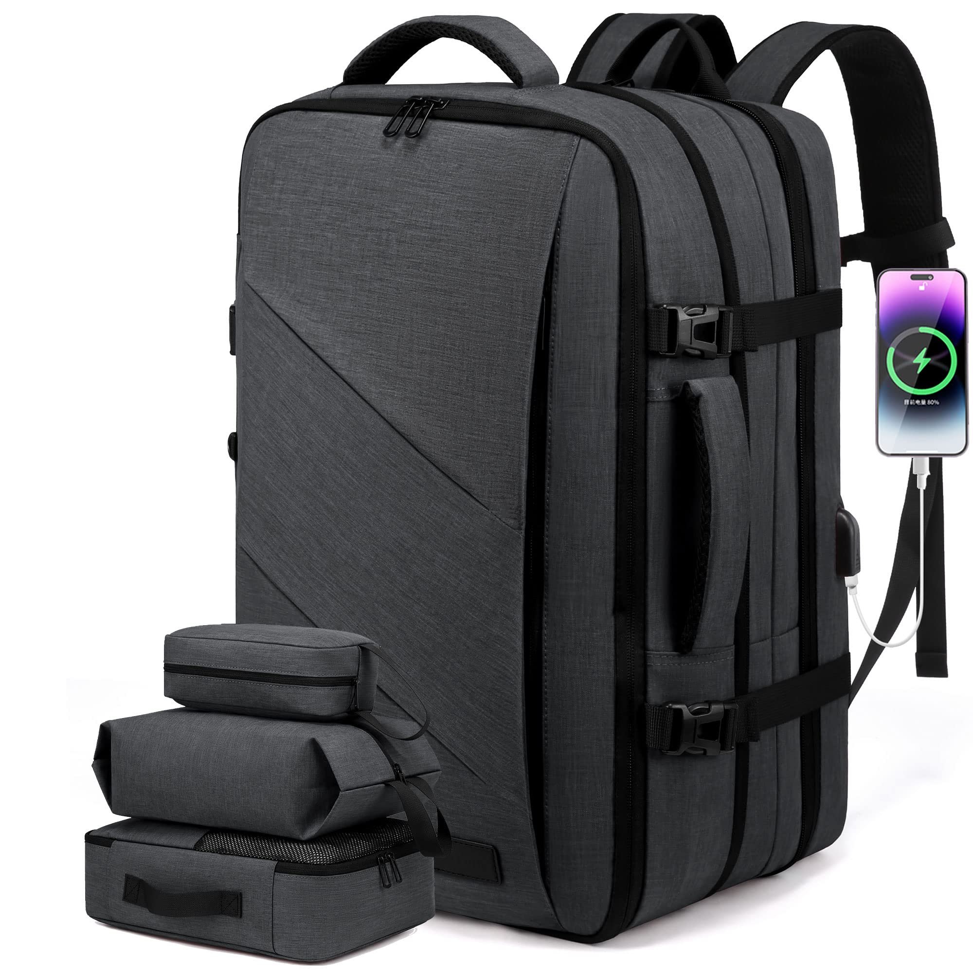 OEM Factory New Arrive Backpack Set 2-in-1 School Bag Waterproof Laptop Backpack with USB Charge