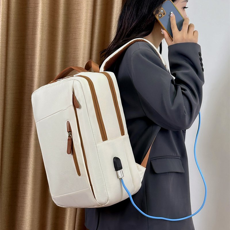 Factory hot sell large capacity multi functional laptop backpack business waterproof ladies travel backpack with usb