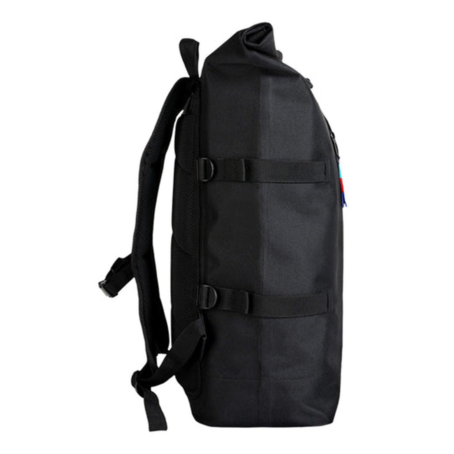 Ocean Impact Plastic Fabric Waterproof finish Durable & Stain-repellent Flexible Recycled Rolltop Laptop Backpack