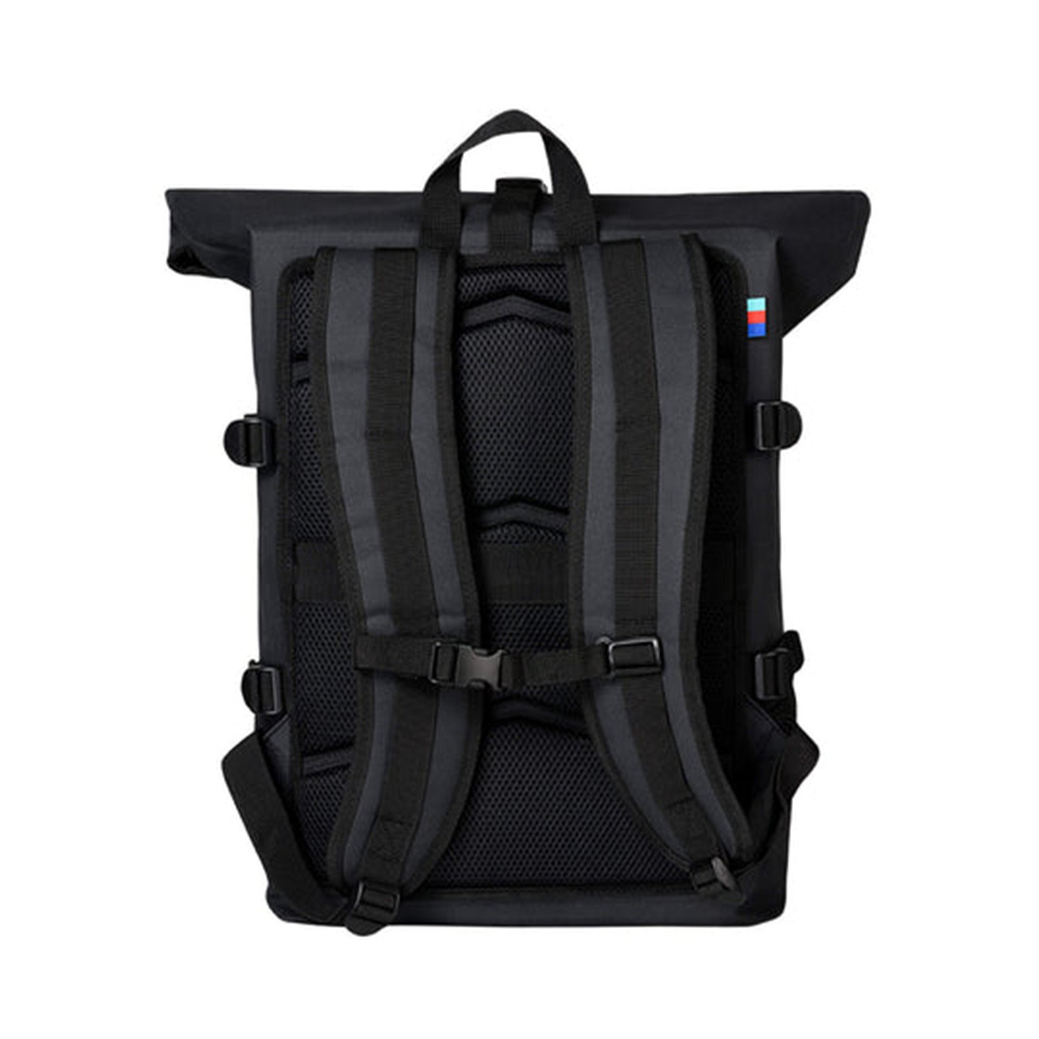 Ocean Impact Plastic Fabric Waterproof finish Durable & Stain-repellent Flexible Recycled Rolltop Laptop Backpack