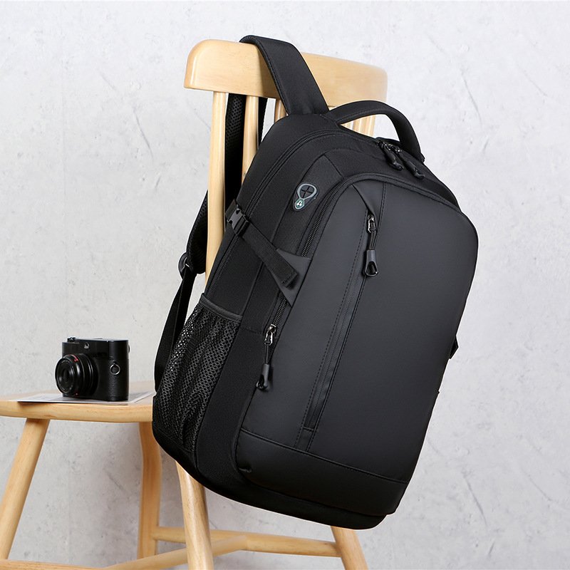 Fashion Toiletry Bag Travel Backpack Oxford 16 inch Laptop Backpack with USB Charging Port