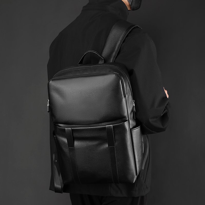 Wholesale New 15.6 inch business computer bag custom teenager Student schoolbag Waterproof pu Travel Laptop Backpack
