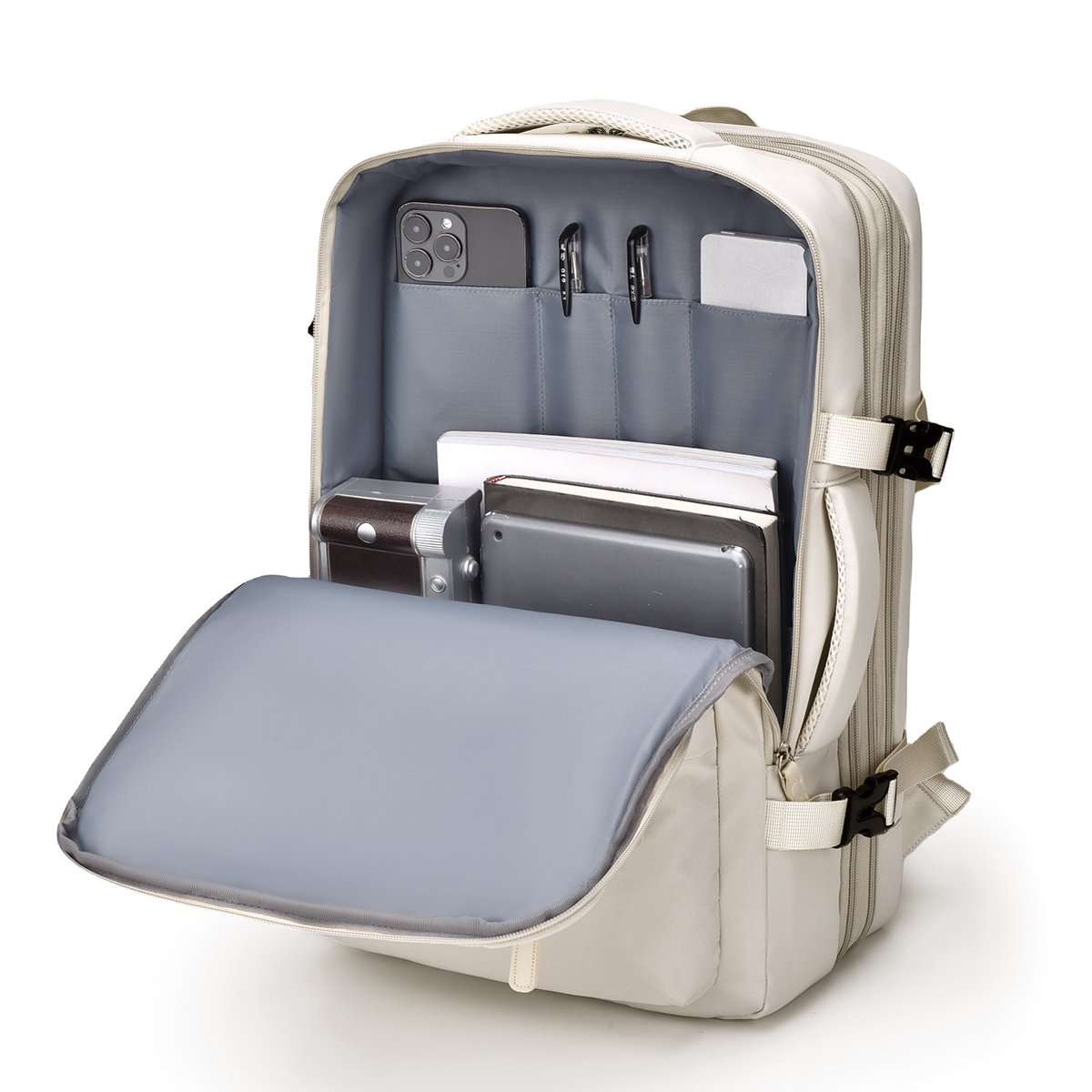 Hot Sale Custom Fashion Large Capacity Shoulder School Travel Backpack Business Expandable Anti-Theft Laptop Backpack