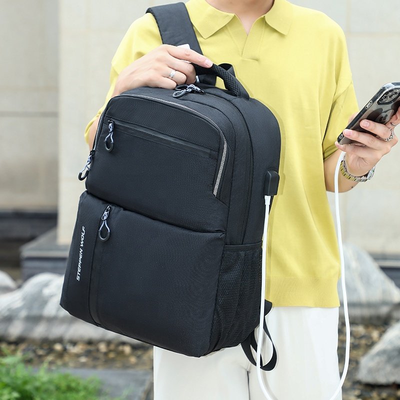 Best Price School Bag Large Capacity Custom Student Computer Mochila College Pack Men's Laptop Backpack