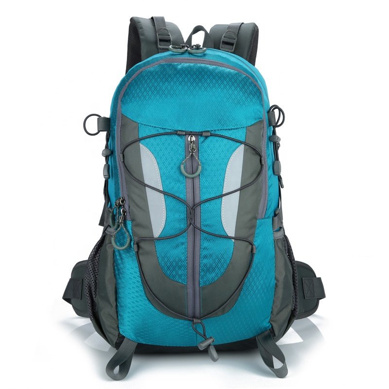 30L Waterproof Running Backpack Nylon Sports Bag Backpack Outdoor Travel Bags Daily Leisure Green Mochilas Hiking Rucksack
