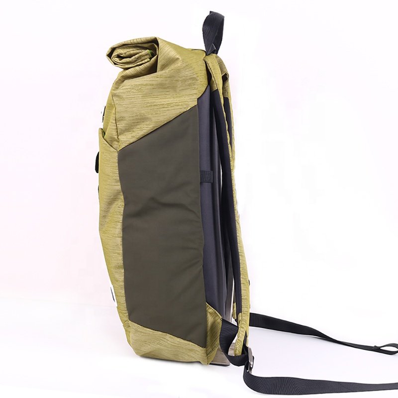CHANGRONG Custom Adult Men Lightweight Casual Daypack Roll Top laptop backpacks