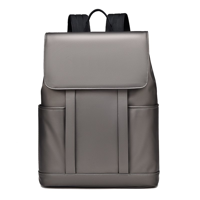 Retro simple business PU waterproof wear-resistant laptop backpack Men's backpack suitable for daily work out