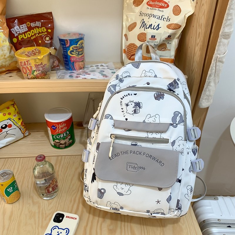 Korean Style Casual All-Match Student Bag Preppy Style Simple Backpack One Piece Dropshipping 8828