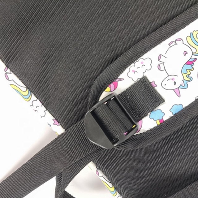 Wholesale Custom Special Design Primary Secondary Students Cartoon Printed Backpack Cute Polyester Backpack Oem