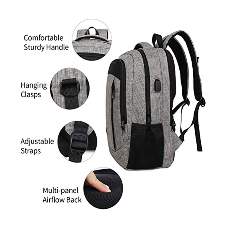 Large Capacity School Bag Bagpack Anti Theft Smart Business Laptop Backpack