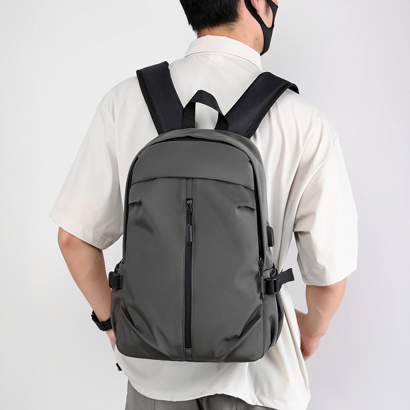 Boys' Large Capacity Lightweight Backpack Versatile and Waterproof Nylon Cloth Shopping and Commuting Bag for Students