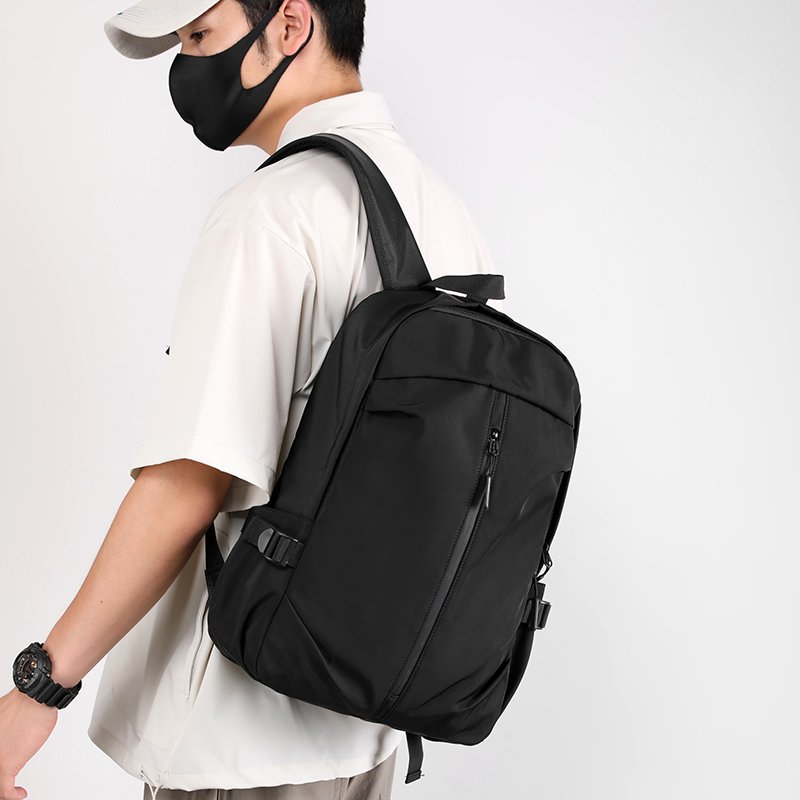 Boys' Large Capacity Lightweight Backpack Versatile and Waterproof Nylon Cloth Shopping and Commuting Bag for Students