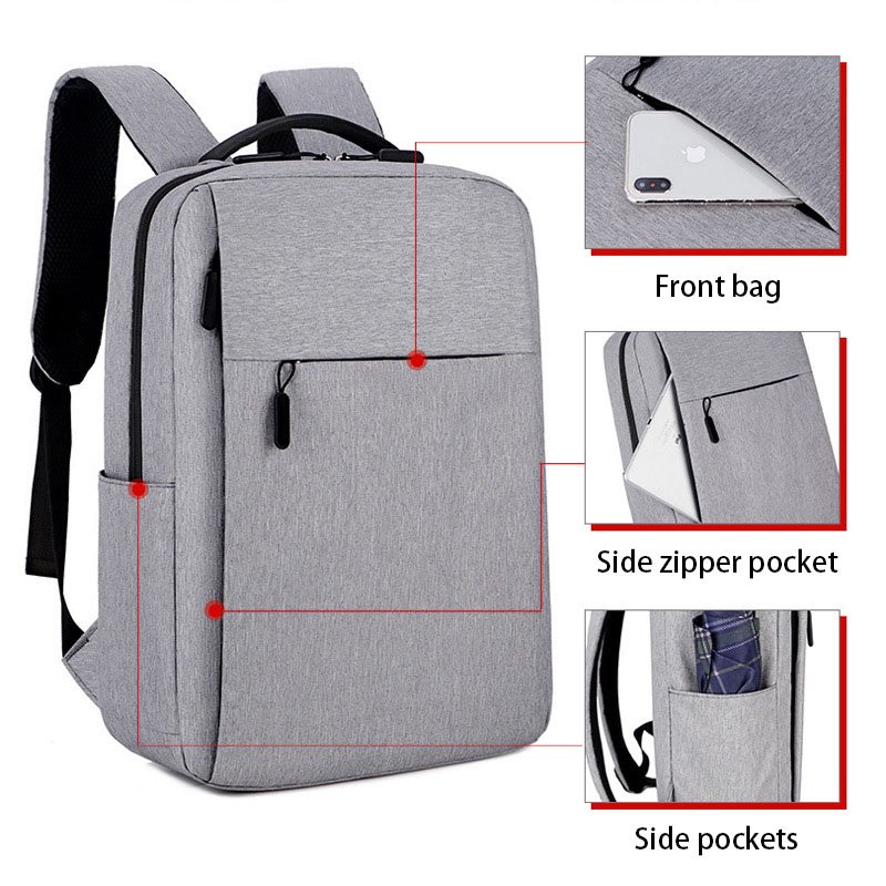 Hot Factory Direct Laptop Backpack 18Inch Soft Fashion Black Waterproof Custom logo backpack office computer bag laptop backpack