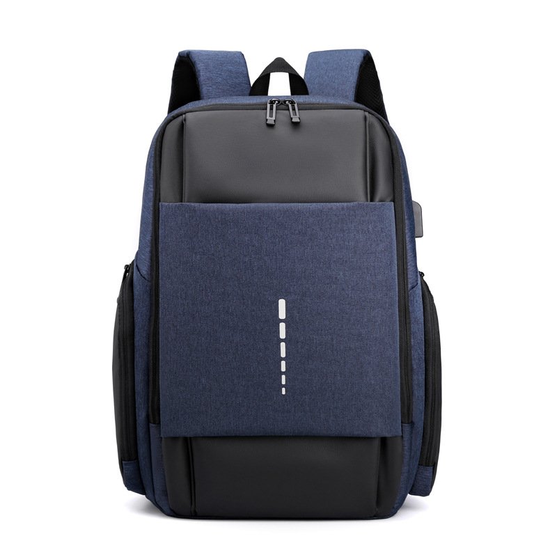 2023 Men's Business laptop backpack with usb charging port&Large Capacity schoolbag travel custom back pack with logo
