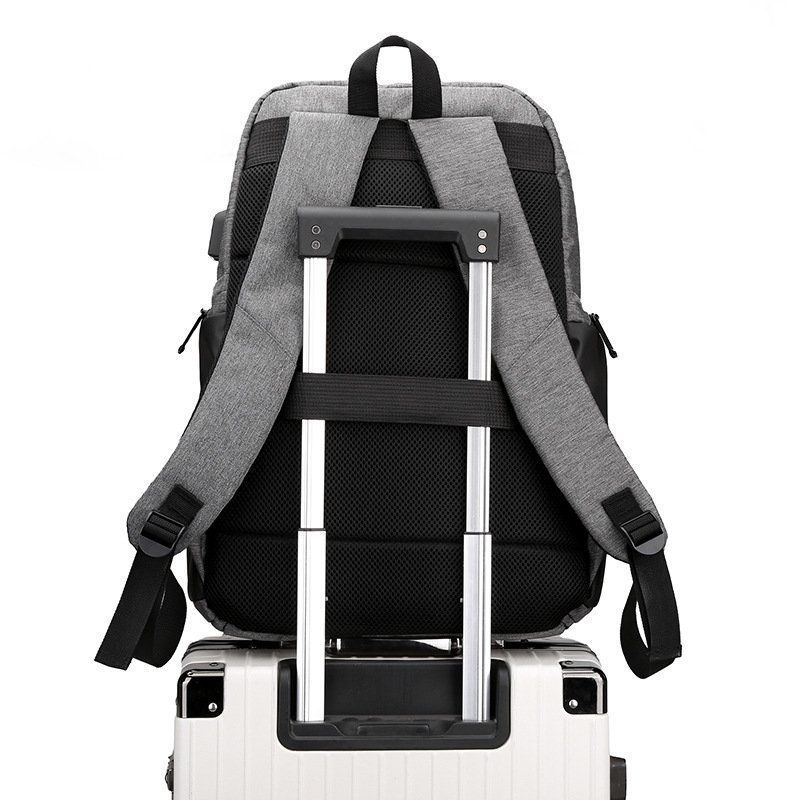 2023 Men's Business laptop backpack with usb charging port&Large Capacity schoolbag travel custom back pack with logo