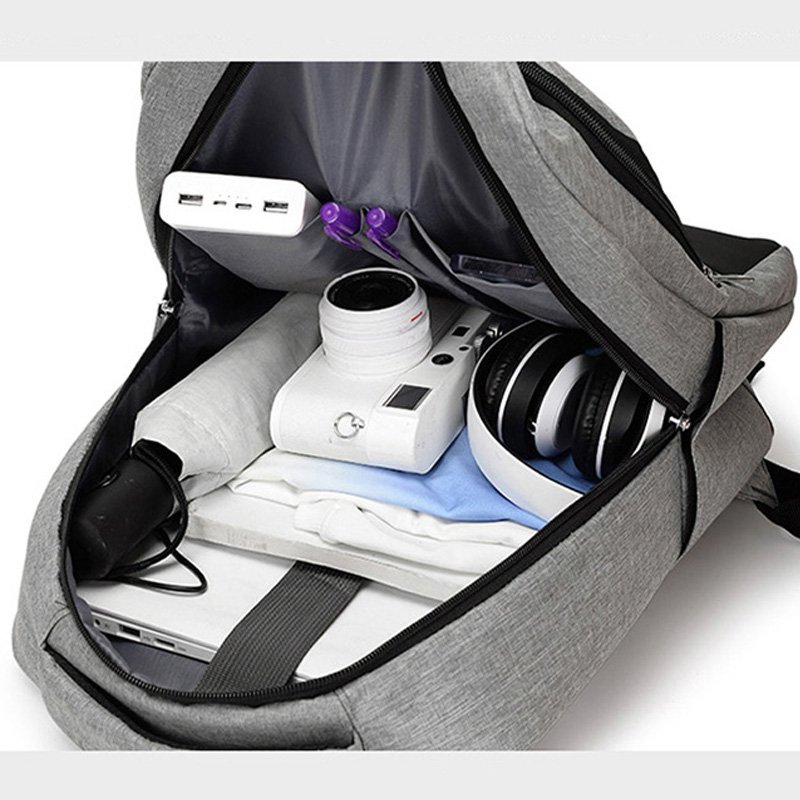 Wholesale Multifunctional Casual Business Backpack Large Capacity Waterproof Oxford Cloth Laptop Backpack With USB Interface
