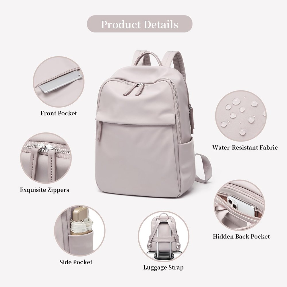 BSCI custom Womens Laptop Backpack with Separate Laptop Compartment Water Resistant Computer Backpacks