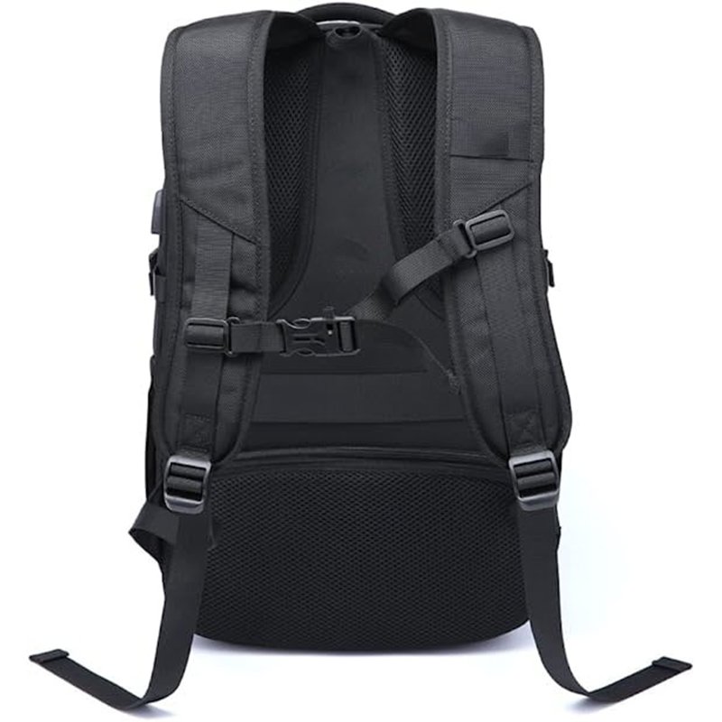 Baige Wholesale Polyester Backpacks For Men Women Custom Business Laptop Backpacks With USB Charging Port
