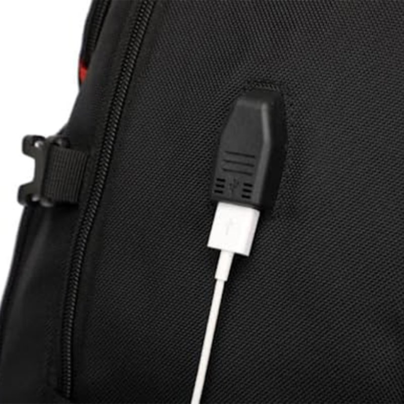 Baige Wholesale Polyester Backpacks For Men Women Custom Business Laptop Backpacks With USB Charging Port