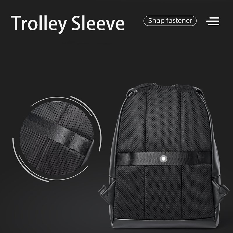 MOYYI Good Quality PVC 14 inch Laptop Backpack for Men Anti-Theft Waterproof Men'd Backpacks Travel School Bags Outdoor