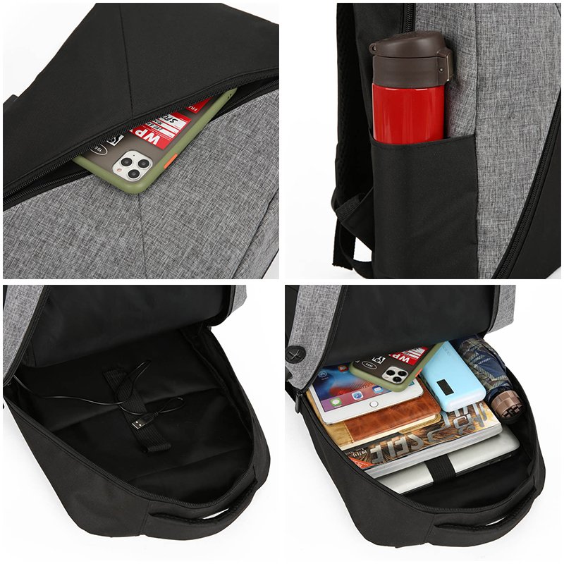 Classic 3 pcs Laptop Outdoor School Backpack Bag 3pcs Set